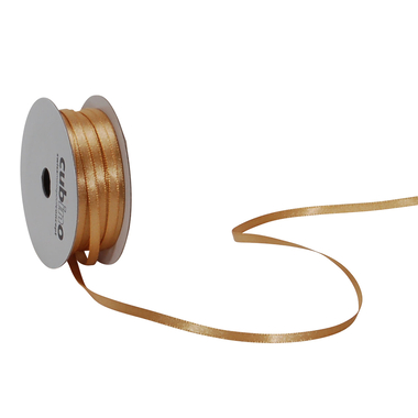 SPYK Bande au satin Cubino 2082.0353 3mmx8m or