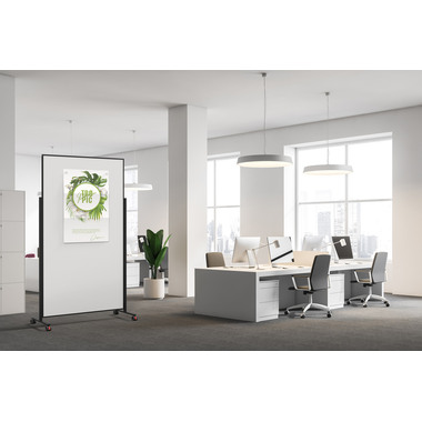 MAGNETOPLAN Design-Whiteboard Vario 1181200 Acciaio, mobile 1000x1800mm
