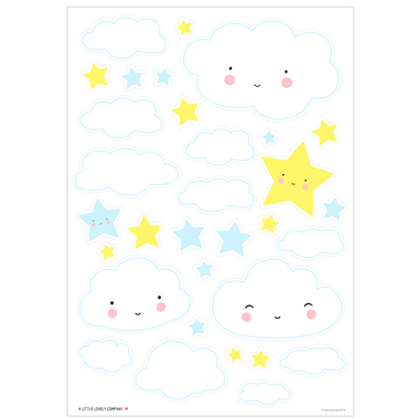 ALLC Adesivi murali WSCLWH07 Nube 350x500 mm