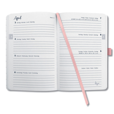 JOLIE Agenda Flair 2026 J6111 1S/2P rose pink ML A5