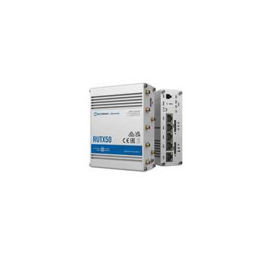 Teltonika Router Industriel 5G RUTX50  eSIM 5G, WiFi-5, 5x GE LAN