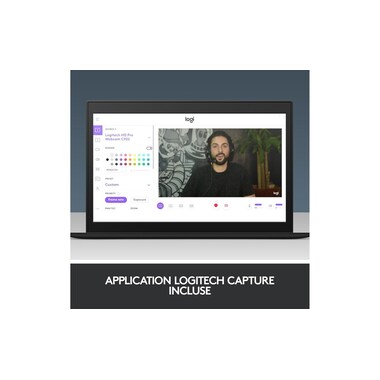 Logitech Webcam C922 Pro Stream , avec trépied, Full-HD 1080p, USB