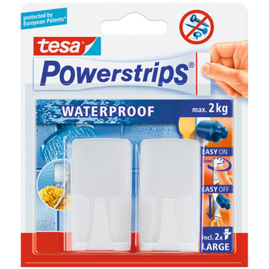 TESA Powerstrips Haken Wave 597010000 weiss