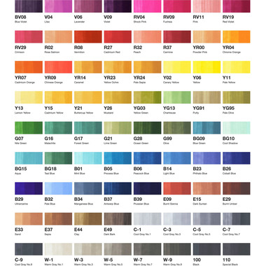 COPIC Marker Sketch 21075160 Set A, 72 pz.