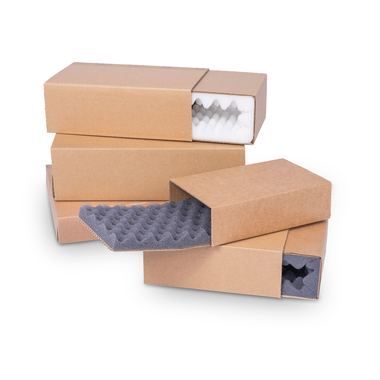 Nap foam packaging in brown 340x240x40mm