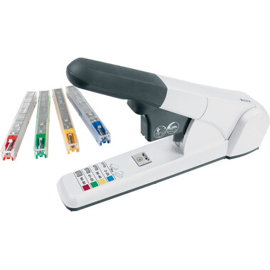 LEITZ Agrafeuse 5551 55510084 gris clair 80 feuilles