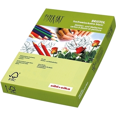 PAPYRUS Carton Bristol A4 88077854 240g, blanc 250 feuilles