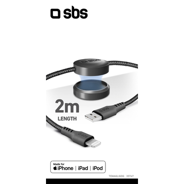 USB - Lightning cable with MFA magnetic holder