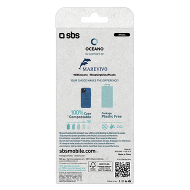 Eco cover morbida e compostabile per iPhone 11 Pro Max