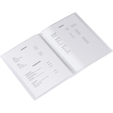 KOLMA Livre de présent. Vario A4 03.744.16 blanc 20 poches