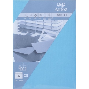 ARTOZ Buste 1001 C5 107394183 100g, azur 5 pezzi