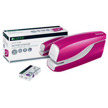 LEITZ Elektrohefter NeXXt WOW 5566 55661023 pink 10 Blatt