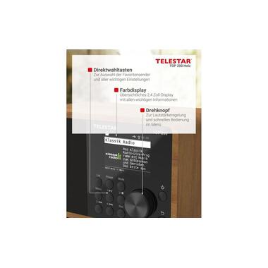 Telestar Radio Internet TOP 200 Brun