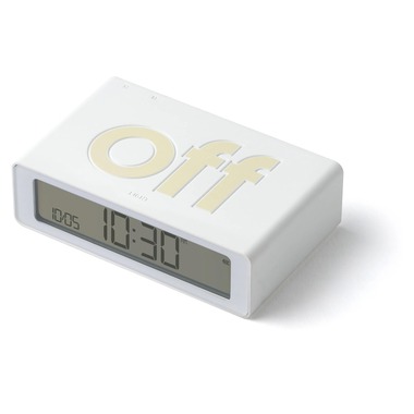 Lexon Réveil numérique Flip Mini Blanc