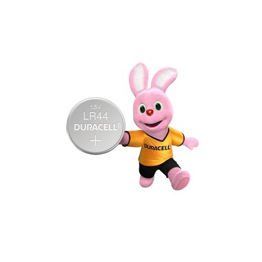 Duracell pila a bottone alcalina LR44, 2 pezzi