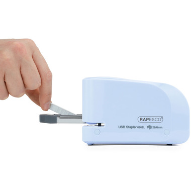 RAPESCO Heftgerät Autom. USB/Batterie 1452 blau