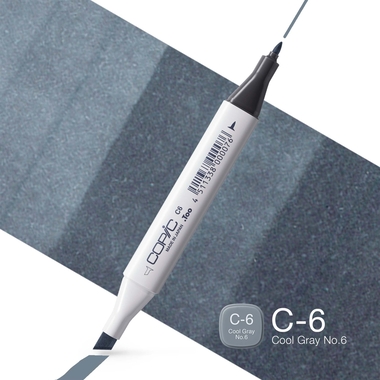 COPIC Marker Classic 2007583 C-6 - Cool Grey No.6