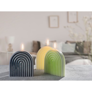 GLOREX Kerzengiessform 15x15x3cm 69732091 Bogen gross