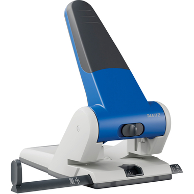 LEITZ Registraturlocher 6.3mm 51800035 blau 65 Blatt