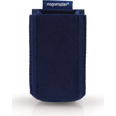 MAGNETOPLAN Portapenne magnetoTray S 1227614 blu, feltro riciclato