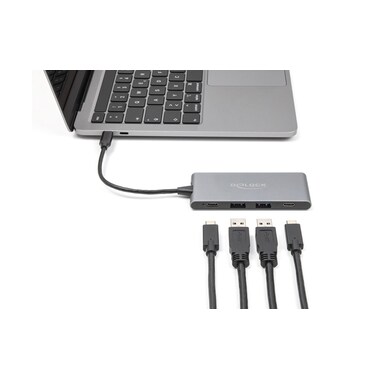 Delock USB-Hub 2 x USB Typ-A / 2 x USB Type-C 10 Gbps