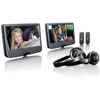 Lenco Portabler Dual DVD Player DVP-1046BK