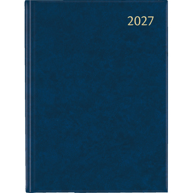 AURORA Agenda Florence Business 2027 2915B 1S/2P bleu ML 15M 17.5x22.5cm