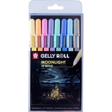 SAKURA Gelly Roll 0.50mm POXPGBMOO8 Moonlight Pastel 10 Stück