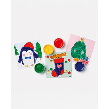 FOLIA Fingerfarben Winter 48212 5 Farben