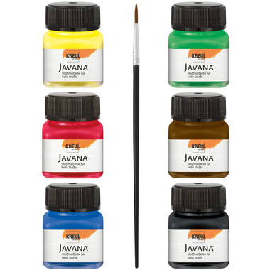KREUL Stoffmalfarben TEX Sunny 90600 Basic Set 6x20ml