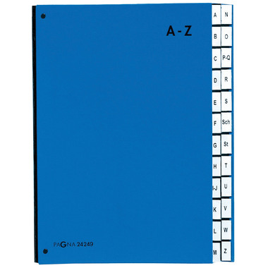 PAGNA Cartella banco Color A4 24249-02 blu A-Z