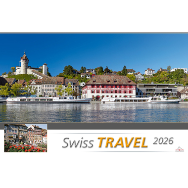 CALENDARIA Bildkalender 2026 9783036205236 Swiss Travel ML 48x33cm