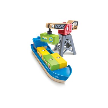 Hape Cargo Ship + Crane