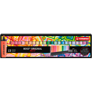 STABILO Textmarker BOSS ARTY 7023-01-5-20 Tischset 23 Stk.