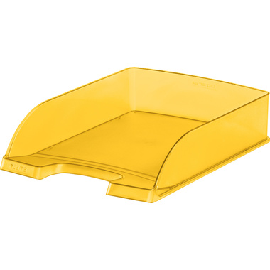 LEITZ Corbeille à courrier Plus A4 52270010 jaune gelée