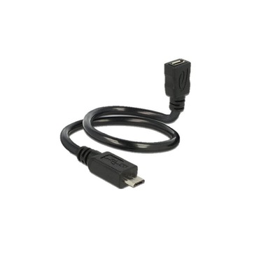 Delock cavo USB-OTG ShapeCable Micro-USB B - Micro-USB B 0,35 m