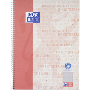OXFORD Collegebloc Essentials A5 400159373 rouge, quadrillé 5mm 80 feui.