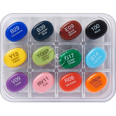 COPIC Marker Sketch 2107502 Set, 12 Stück