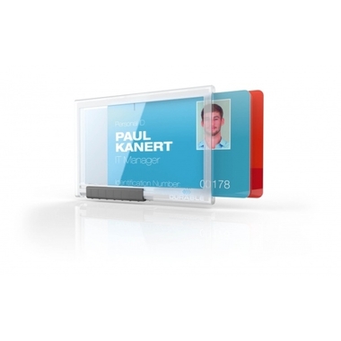 DURABLE Card holder PUSHBOX DUO 892119 p. 2 carte 10 pezzi