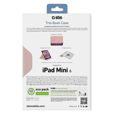Buchständer-Schutzhülle für iPad Mini 6/Mini 7 mit Ständer | SBS