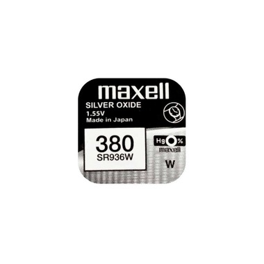 Maxell Europe LTD. Button cell 380 SR936W, 10 pieces