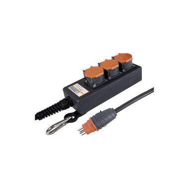 STEFFEN Industrie-Steckerleiste Professional 3x T15 IP55, 3 m