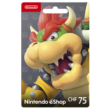 Giftcard Nintendo eShop CHF 75.-