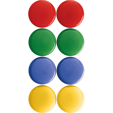 MAGNETOPLAN Calamita Sebnale 16663 ass. D=30mm 8 pezzi