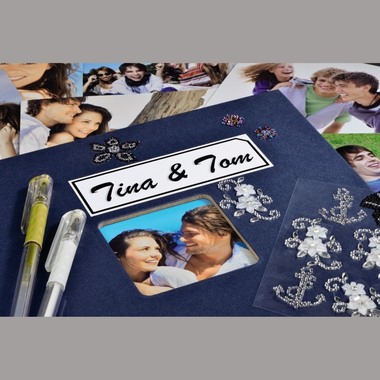 HAMA Album Fine Art 90152 240x170mm, bleu 25 pages
