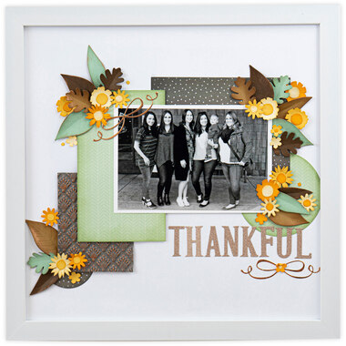 SIZZIX Emporte-piéces bordures Noël 664701 Set de 14