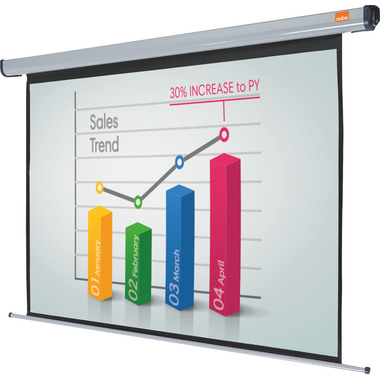 NOBO Schermo elettr. 180cm 1901970 per Beamer