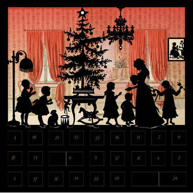 COPPENRATH Adventskalender 15x15cm 71811 Stille Nacht
