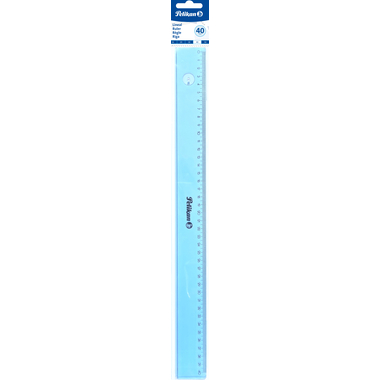 PELIKAN Righello 40cm 7190000 trasparente blu Blister