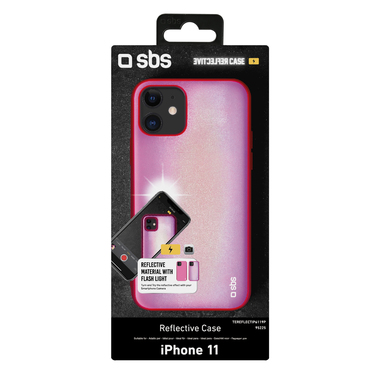 Hard cover that is reflective with flash for iPhone 11